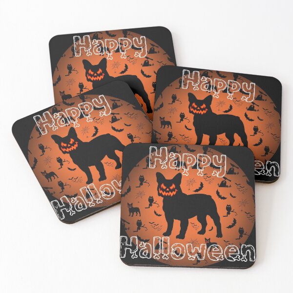 Item preview, Happy Halloween French Bulldog, Frenchie Halloween designed and sold by FunShirtDesigns.