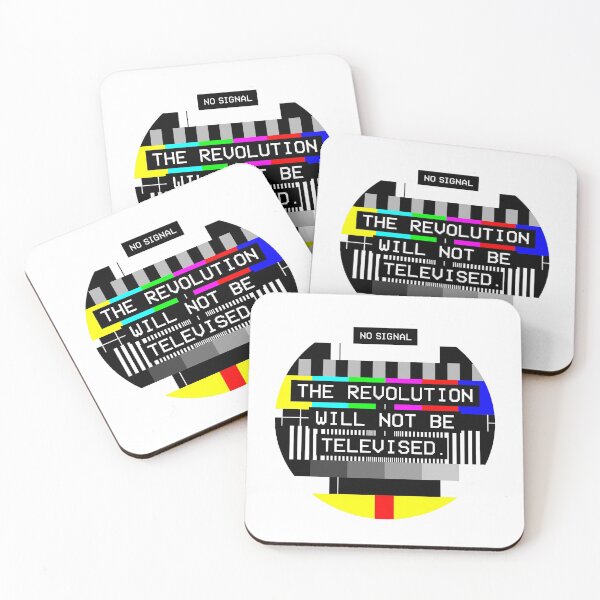 Item preview, The Revolution Will Not Be Televised Round designed and sold by PantasticPanic.
