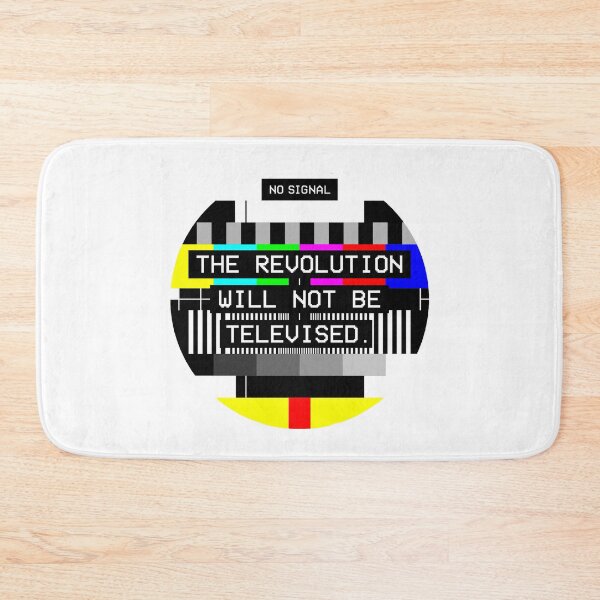 Item preview, The Revolution Will Not Be Televised Round designed and sold by PantasticPanic.