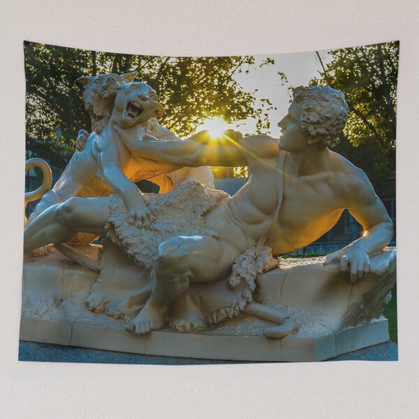 Item preview, Sunrise Over the Harkness Statue - Bendigo Conservatory designed and sold by Steven Jodoin.