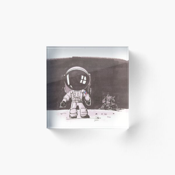 The Next Generation Astronaut Acrylic Block