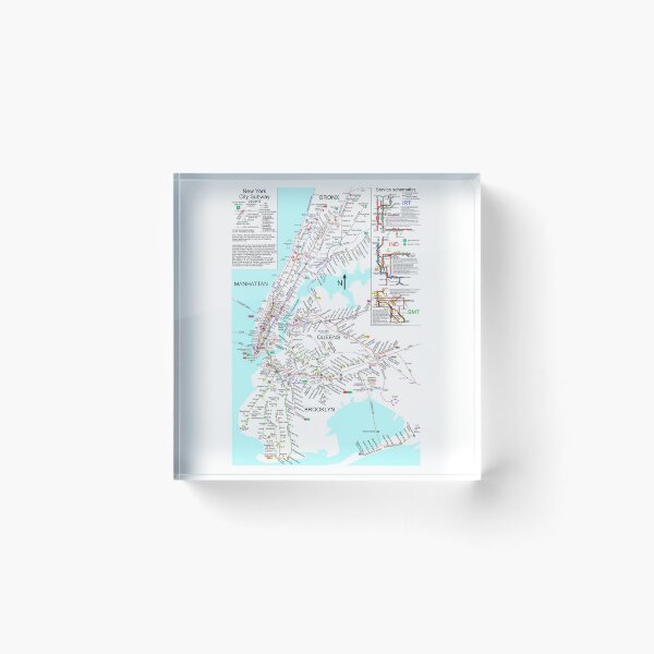 Item preview, NYC Subway Map - New York City Subway train designed and sold by balbert3.