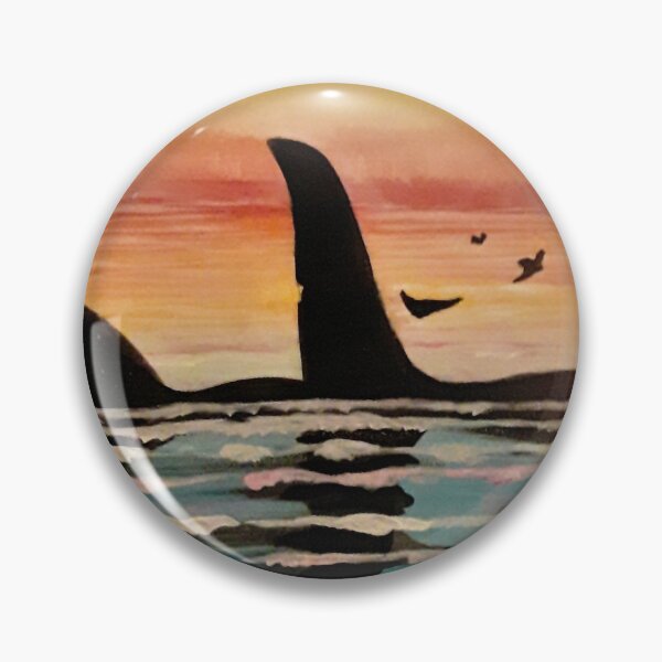 Artikelvorschau, Orca-Sonnenuntergang entworfen und verkauft von Signe Knutson.