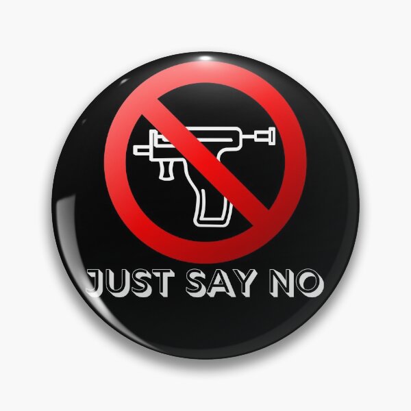 Item preview, Just Say No To Piercing Guns designed and sold by MixedBagMerch.