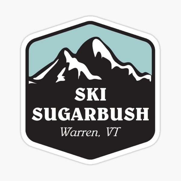 Vista previa del artículo con la obra «Sugarbush esquí esquí senderismo escalada ciclismo nieve snowboard», diseñado y vendido por m3ryl.