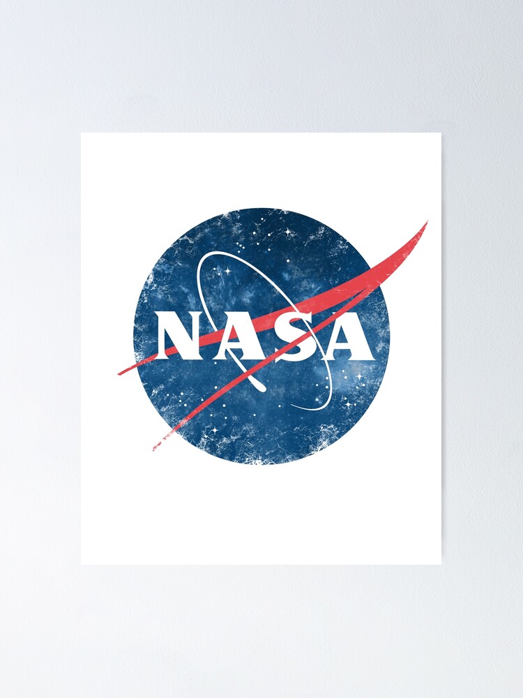 Pegatina for Sale con la obra «Diseño de logotipo vintage de la NASA» de  lilyvermilya