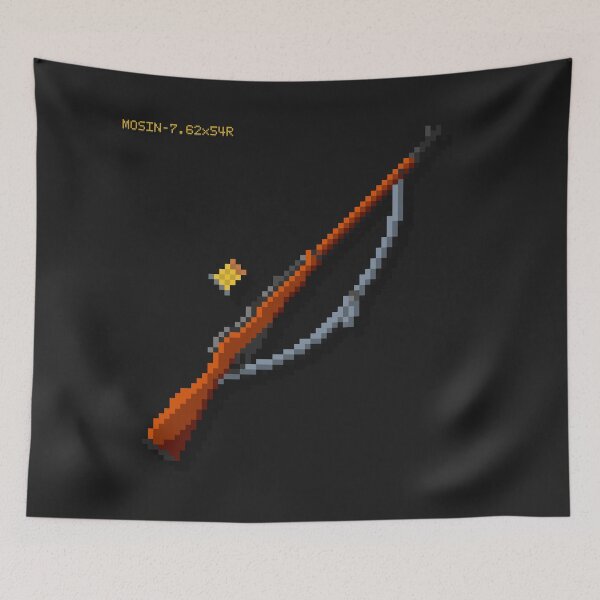 Item preview, Mosin Nagant - 7.62x54R Pixel Art designed and sold by pixelbrian.
