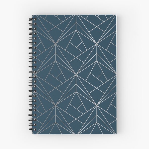 Item preview, Benjamin Moore Hidden Sapphire Silver Geometric Pattern With White Shimmer designed and sold by Vic Torys ☆.