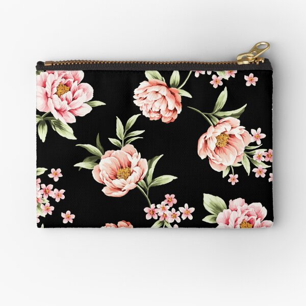 Peony flowers Zipper Pouch
