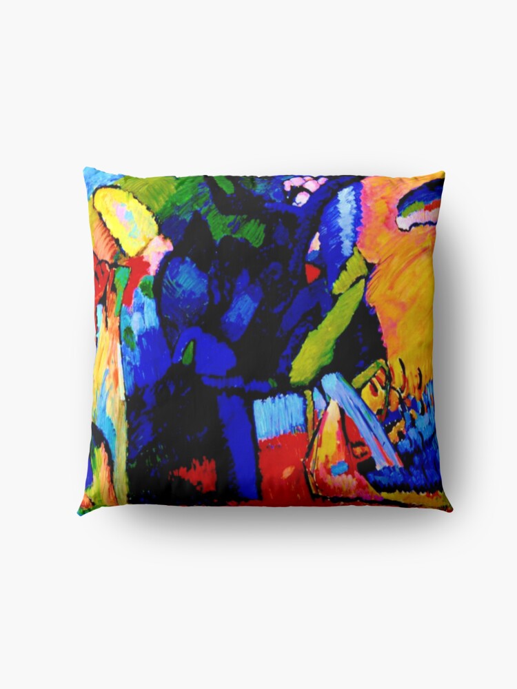 Alternate view of "Improvisation 4" | Wassily Kandinsky Abstract Art Floor Pillow