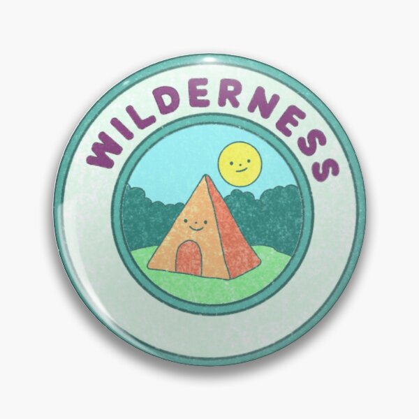 Item preview, Wilderness Badge designed and sold by breckinbubble.