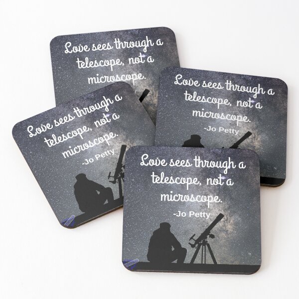 Item preview, Love sees through a telescope, not a microscope designed and sold by Caregiverology.