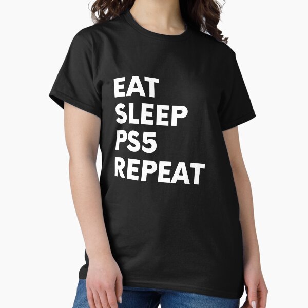 Item preview, Eat, Sleep, PS5, Repeat. (white) designed and sold by piastrelli.