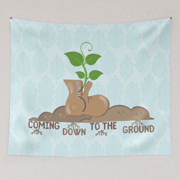 Item preview, Blue Coming Down To The Ground - Wall-E designed and sold by Austendipity.
