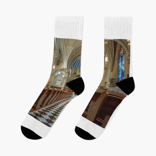Item preview, Saint Andrew's Catholic Church interior view designed and sold by Joseph Fuller.
