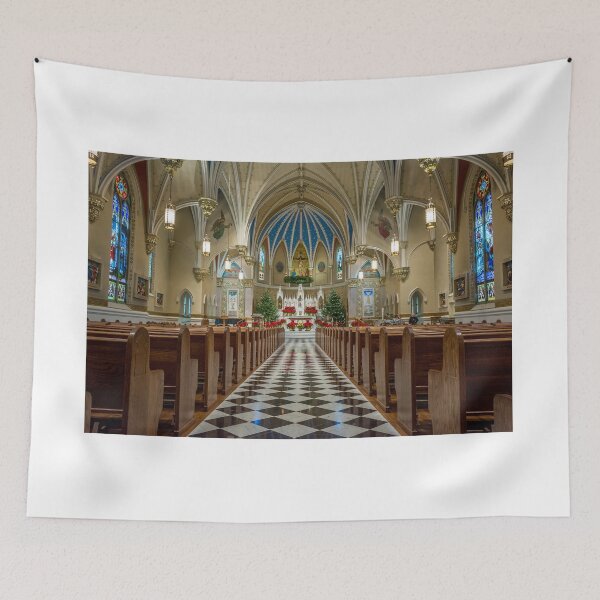 Item preview, Saint Andrew's Catholic Church interior view designed and sold by Joseph Fuller.