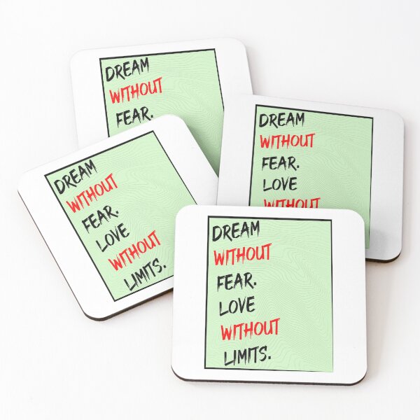 Item preview, Quotes Dream Without Fear designed and sold by TwoLinerDesign.