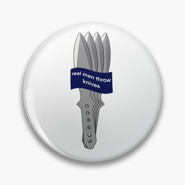 Item preview, real men throw knives designed and sold by dangerousfrog.