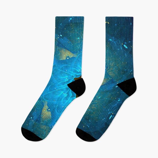 Item preview, Stargazing Fractal Blue & Gold designed and sold by IssyDesigns.