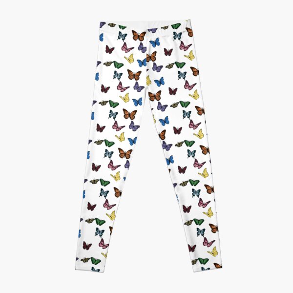 Lila Monarchfalter Leggings Von Courtneygraben Redbubble