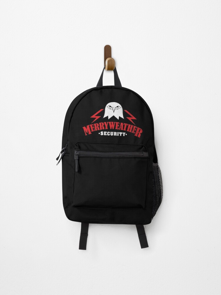 Merryweather Security Private Military Company PMC Weathered Effect Logo  from Los Santos, San Andreas Backpack for Sale by Mercy Apparel