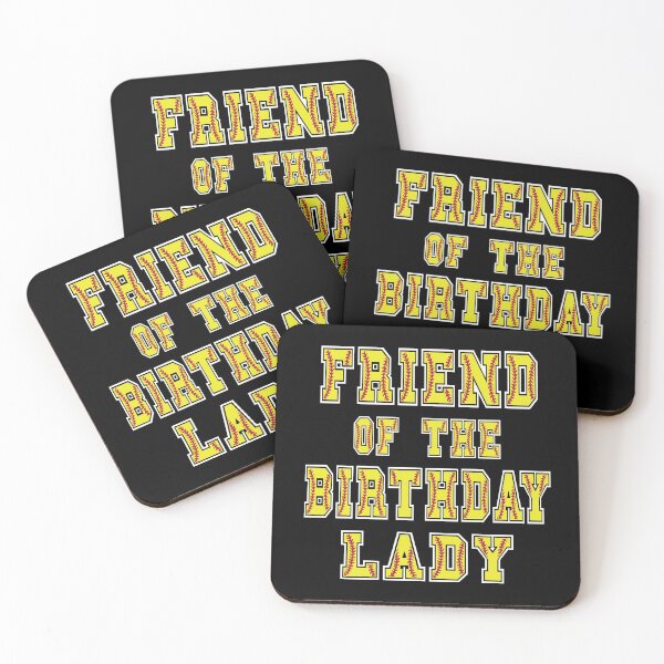 Item preview, Friend Of The Birthday Lady Softball Lover B-day Party design designed and sold by Grabitees.