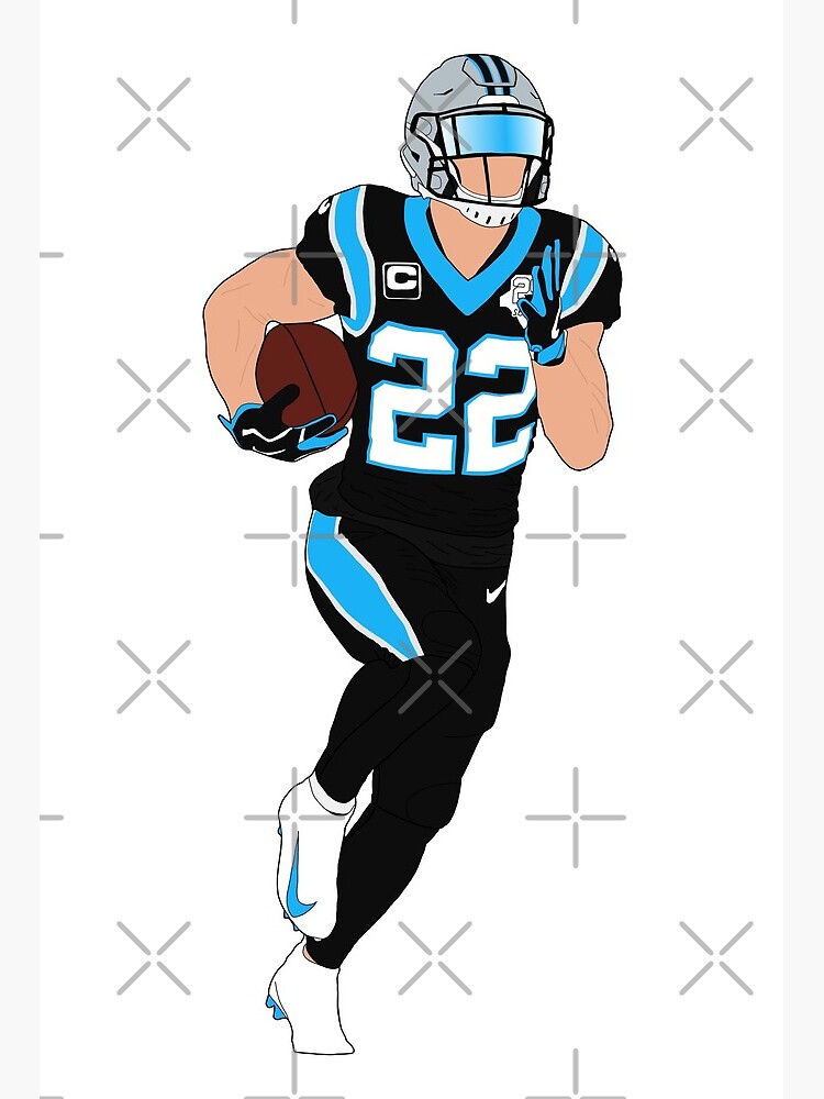 Women's Carolina Panthers Christian McCaffrey Nike Blue Color Rush Legend  Player Jersey