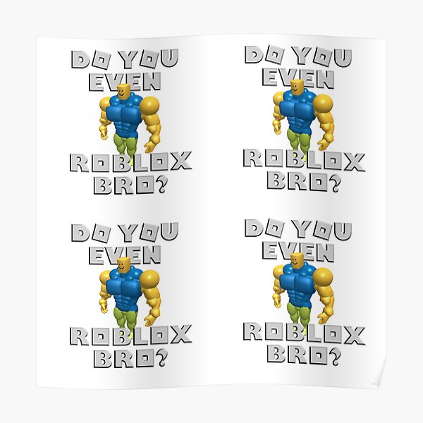 Roblox Pack Posters Redbubble - package bro roblox