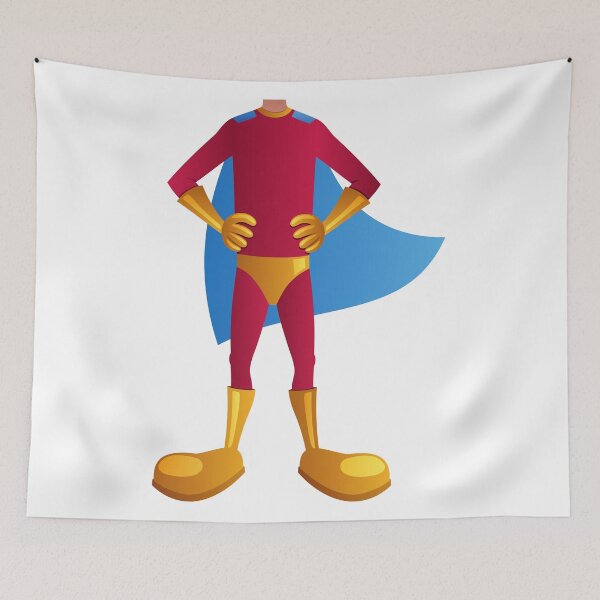 Item preview, Simple Super Hero Red Blue Costume designed and sold by Sweet-A-Dsignz.