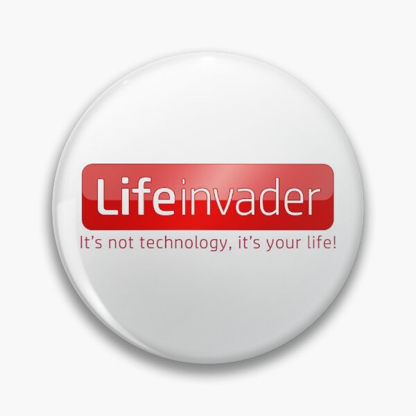 Item preview, Lifeinvader / Life Invader Social Media App Website Logo from Los Santos, San Andreas designed and sold by Mercy Apparel.