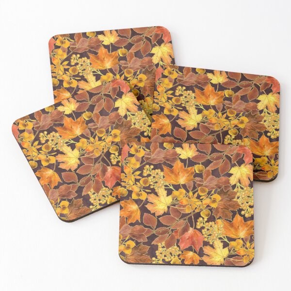 Item preview, Golden Fall Leaves designed and sold by Lynnea Washburn.