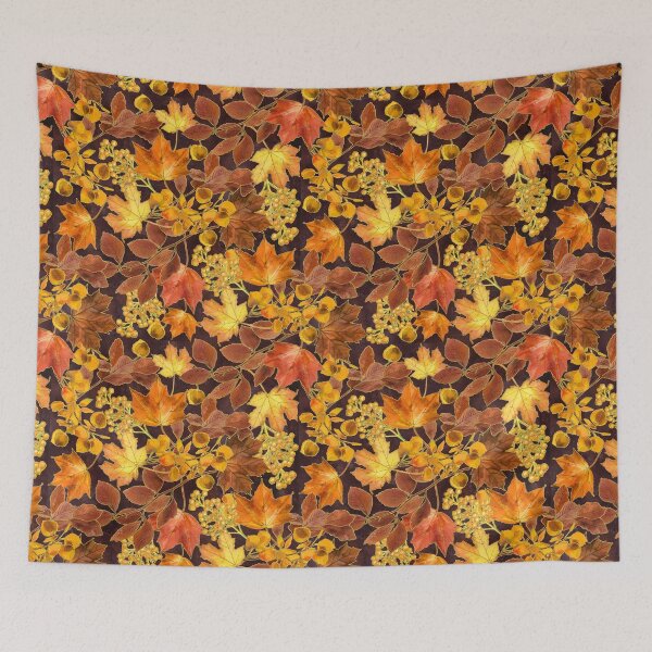 Item preview, Golden Fall Leaves designed and sold by Lynnea Washburn.