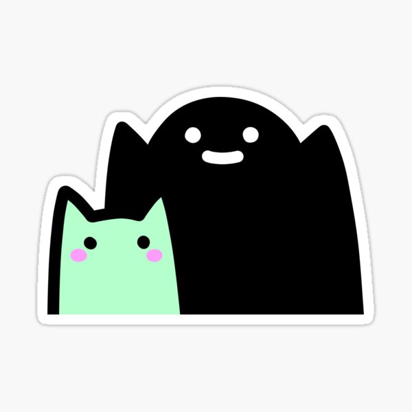 SLIME CAT AND FRIENDS: Boo! Sticker