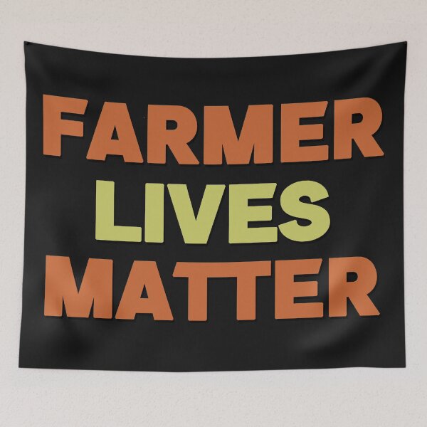 Item preview, Farmer Lives Matter - Retro Colors Text Effects Gift Ideas designed and sold by leo121687.