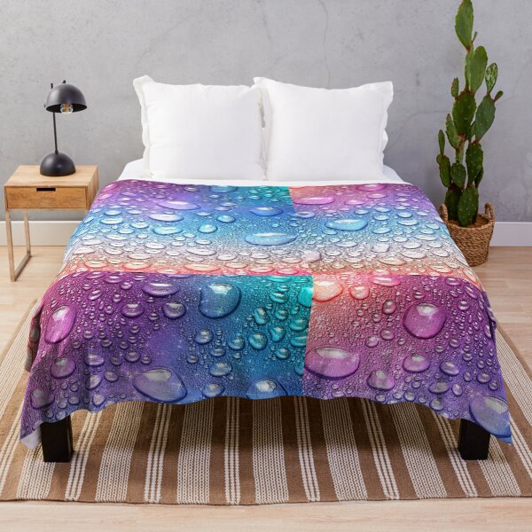 Aperçu de l'œuvre Gouttes de pluie Arc-en-ciel Pattern Pastel Magic Unicorn créée et vendue par Jolly-Yosei.