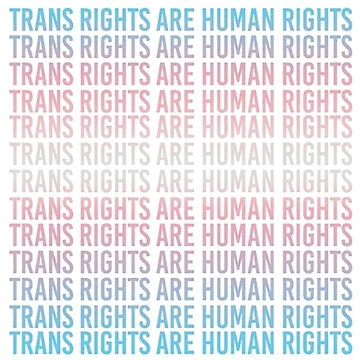 Artwork thumbnail, Trans Rights Are Human Rights by Merch-For-All