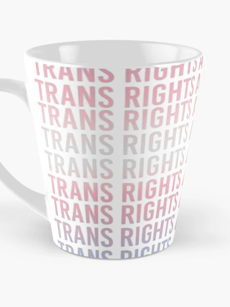 Thumbnail 3 of 4, Coffee Mug, Trans Rights Are Human Rights designed and sold by Merch-For-All.