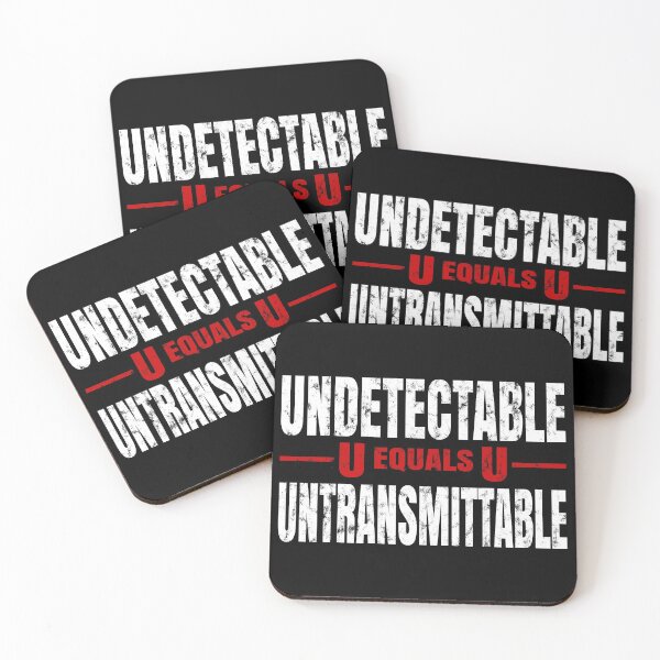 Item preview, U equals U , undetectable equals untransmittable, HIV Awareness, hiv awareness designed and sold by T-DESIGNEDZ.