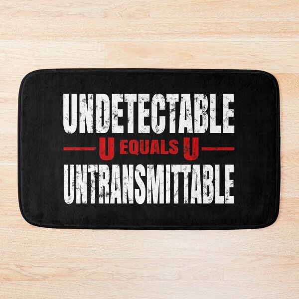 Item preview, U equals U , undetectable equals untransmittable, HIV Awareness, hiv awareness designed and sold by T-DESIGNEDZ.