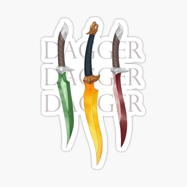 Item preview, Dagger Dagger Dagger designed and sold by DiceUponaTime.