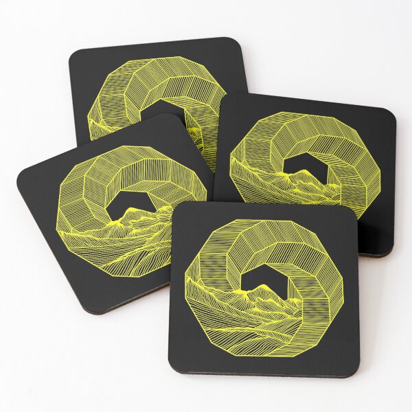 Item preview, Mountains circle geometry lines Illustration Fine Art  designed and sold by line212line.
