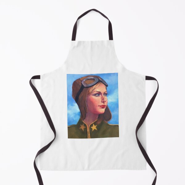 Item preview, The Aviatrix ~oil painting designed and sold by Roz McQuillan Fine Art & Photography.