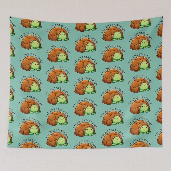 Item preview, Negative Turtle: I'll just stay home  designed and sold by michelledraws.