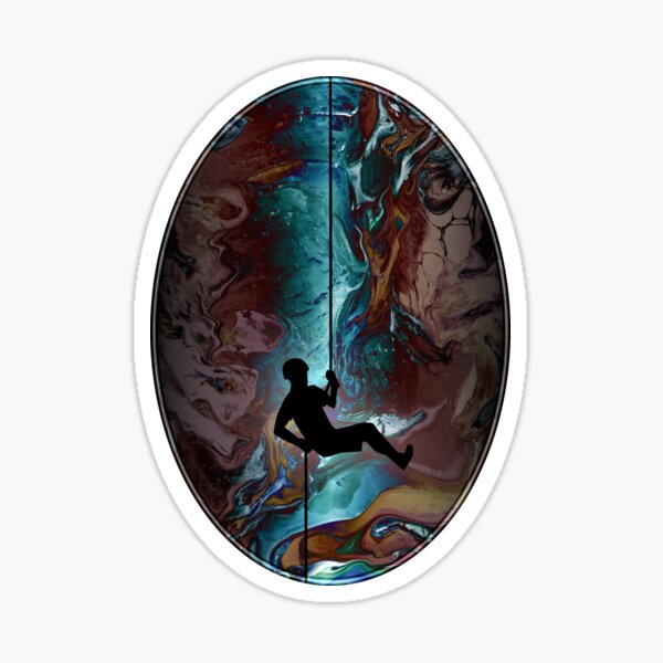 Caving Sticker