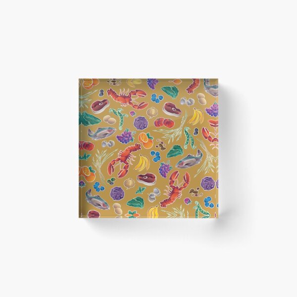 Item preview, Cornucopia of Culinary Delights Seafood Meat Fruits and Vegetables designed and sold by jeff-jones.