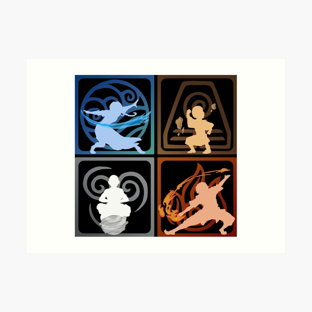 Avatar Four Elements--With Aang, Toph, Katara, Zuko