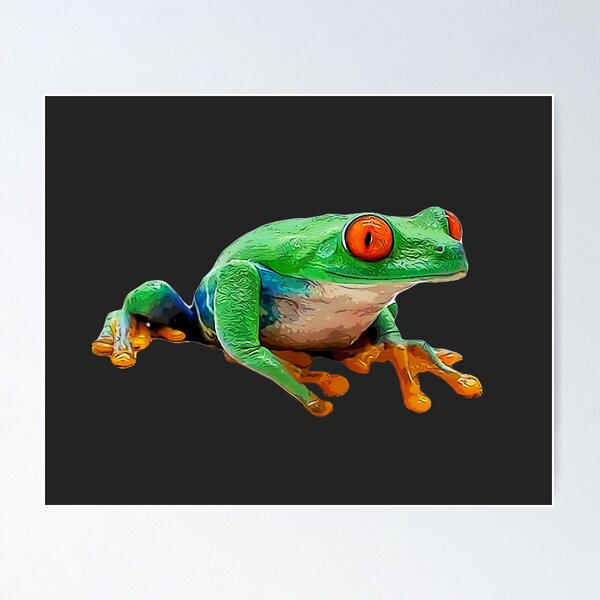 Item preview, Red Eyed Green Tree Frog  designed and sold by Elarex.