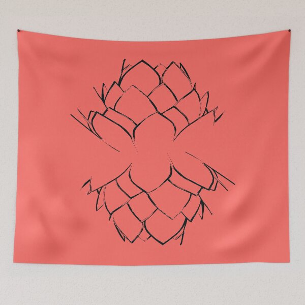 Item preview, Pastel red Water Lily Reflection Pattern designed and sold by Lydia Planalp.