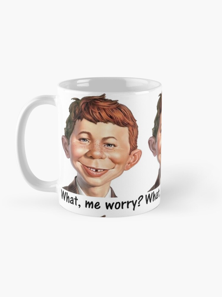 "what me worry Mad Magazine alfred neuman T Shirt" Mug by UnlimitedTees