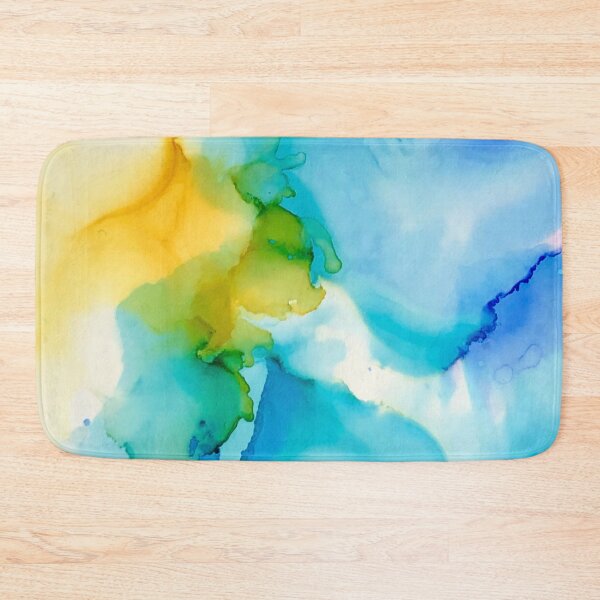 Item preview, Wispy Blue Alcohol Ink designed and sold by Artfully Abstracted.
